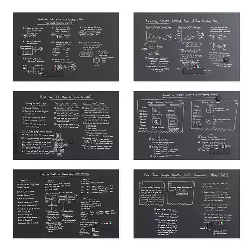 PolyVision - BlackBoard Sans Serif Flow Set1 3D model
