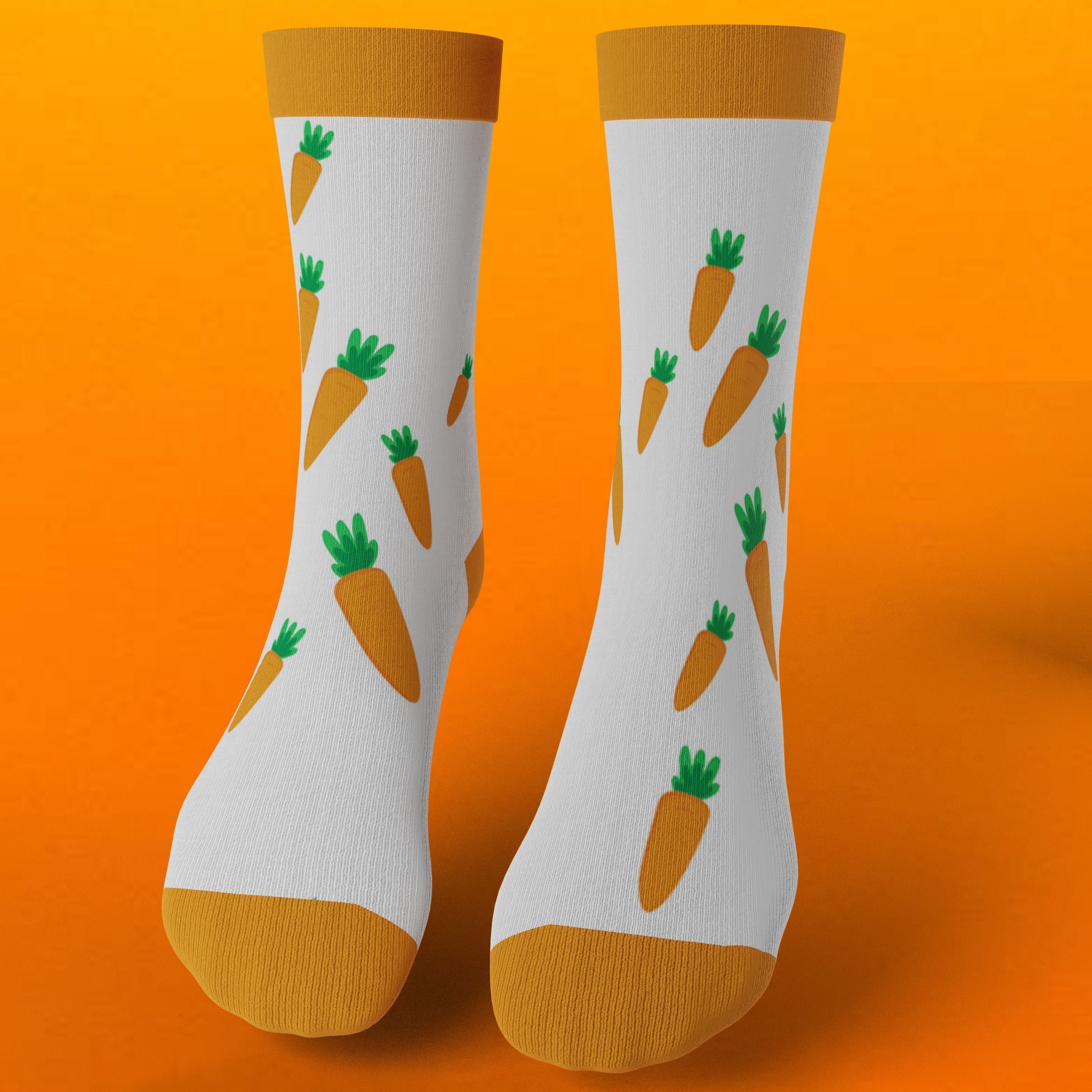 Socks carrot 3D model_12