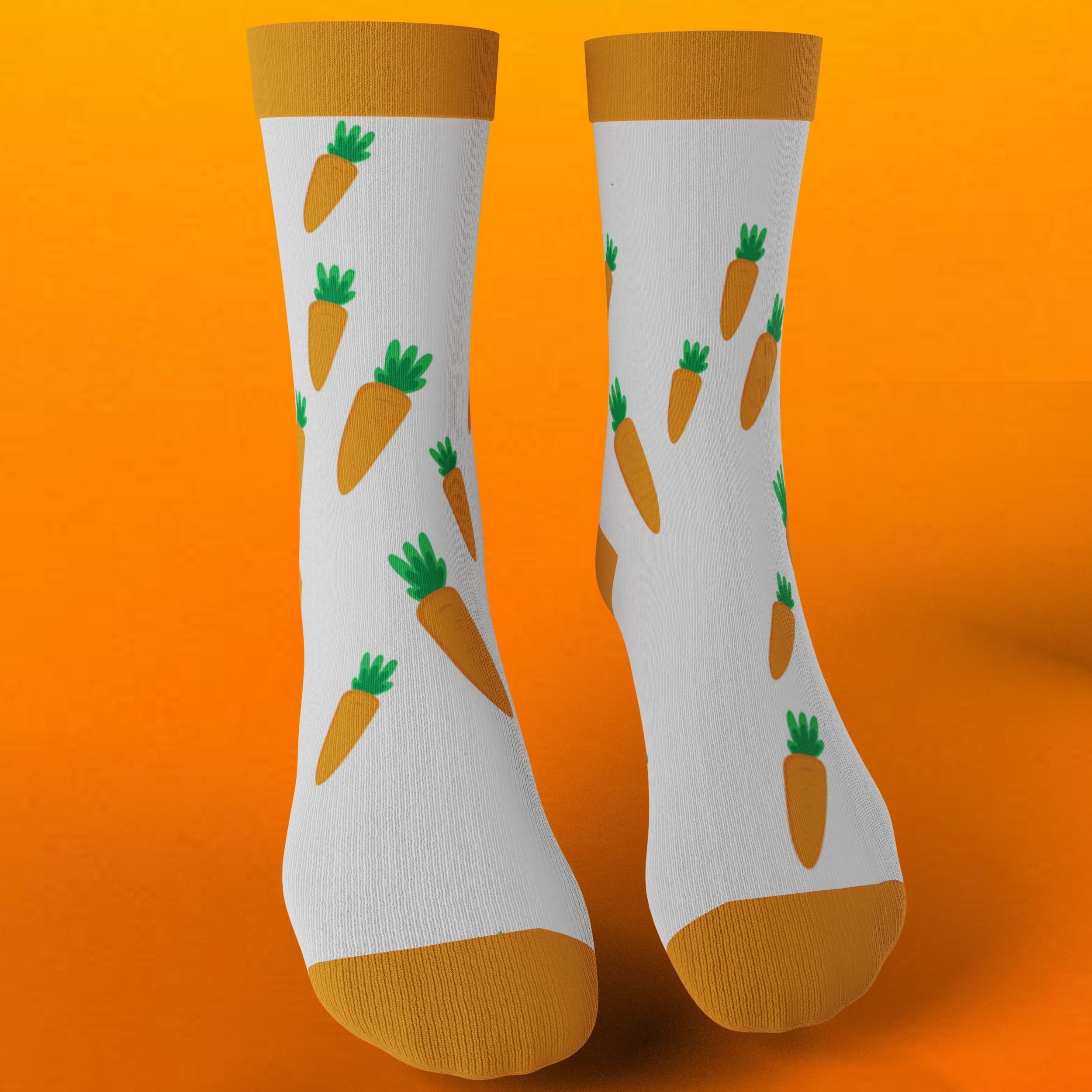 Socks carrot 3D model_2