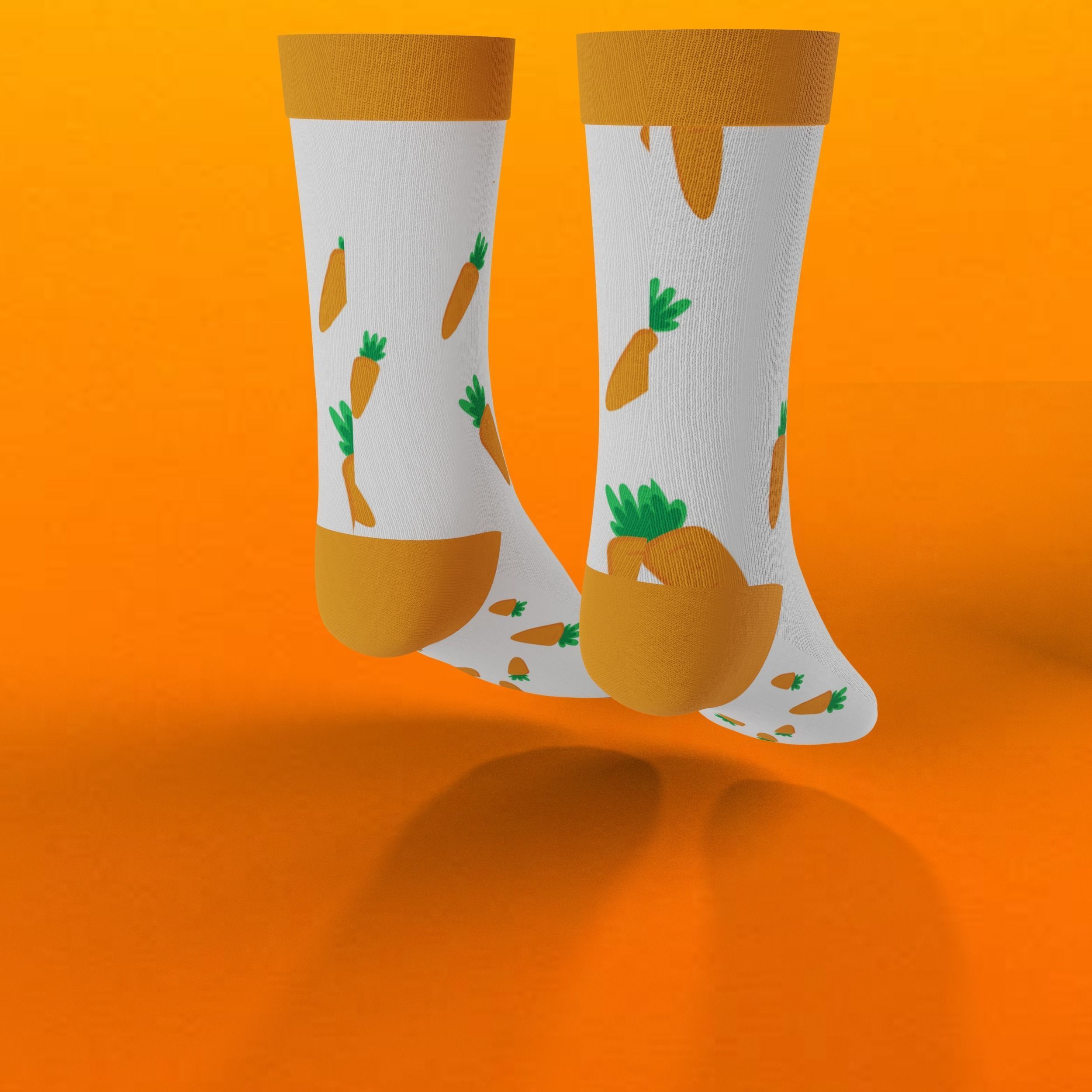Socks carrot 3D model_6