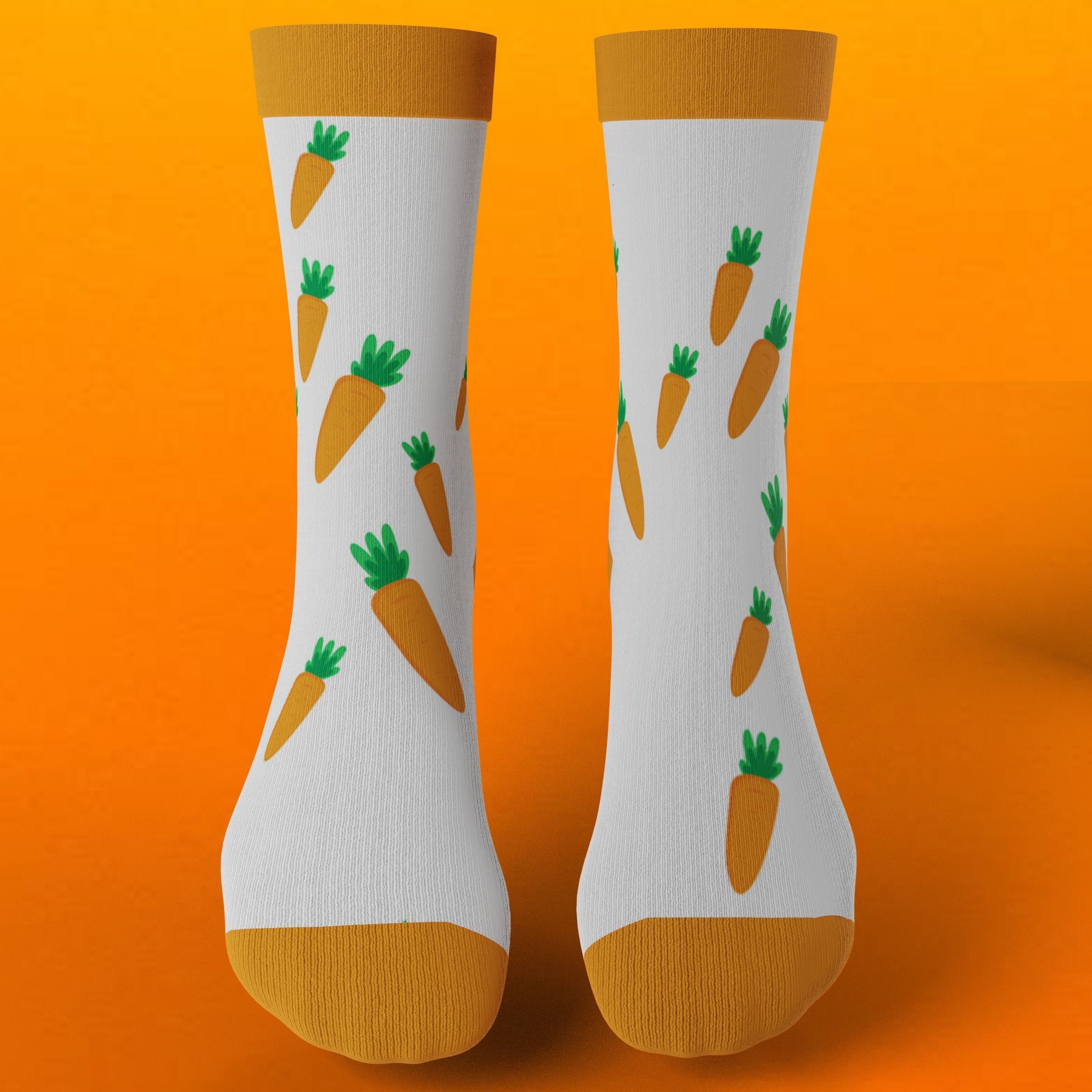 Socks carrot 3D model_1