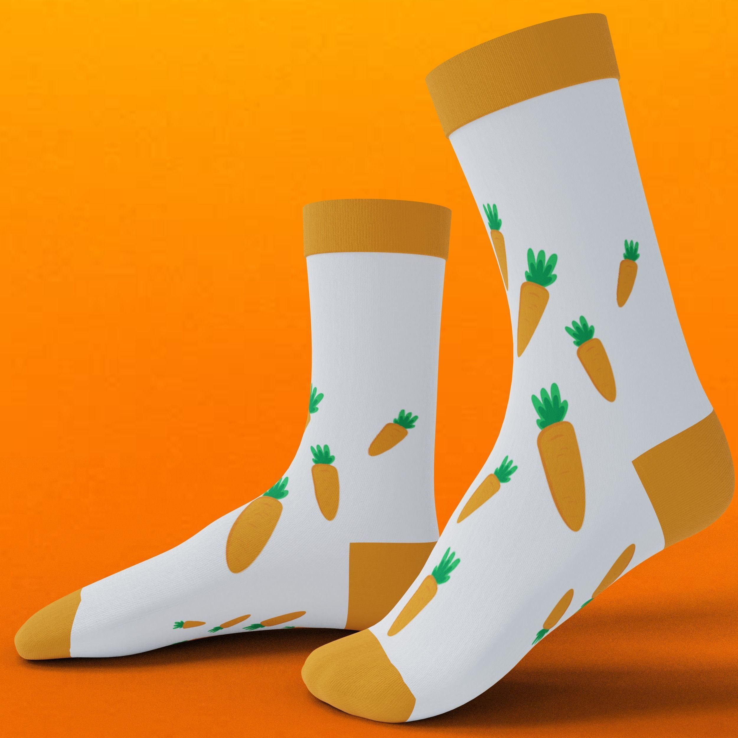 Socks carrot 3D model_13