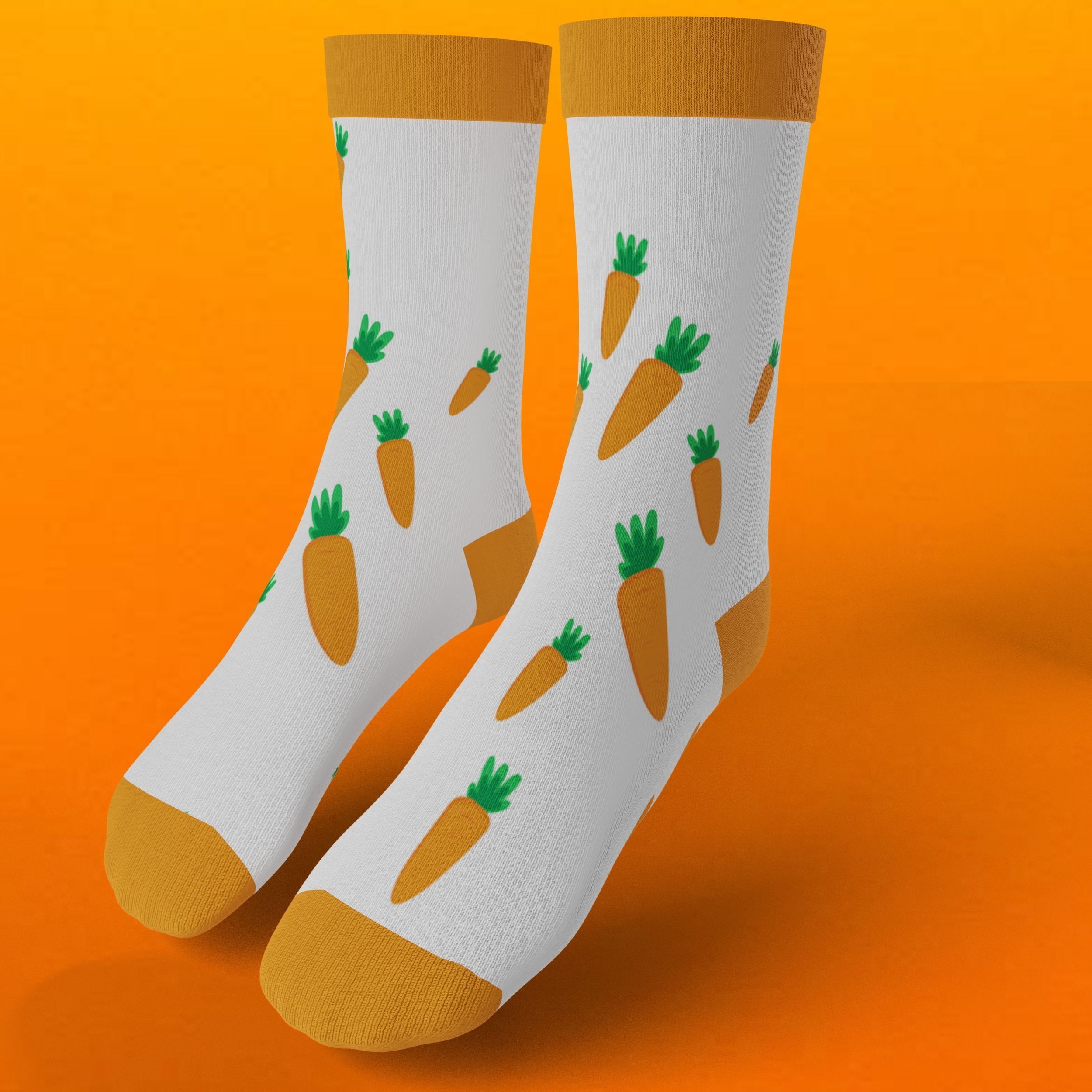 Socks carrot 3D model_10
