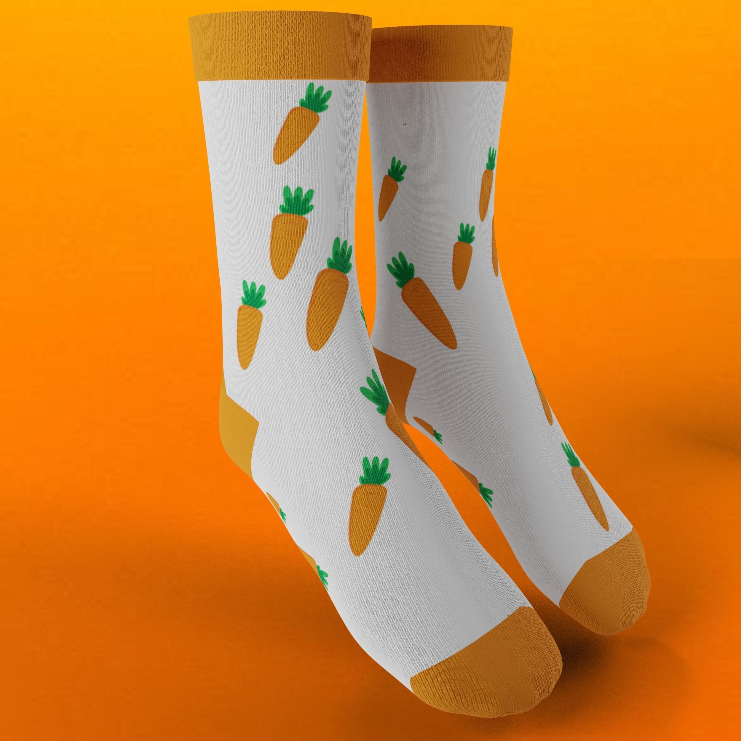 Socks carrot 3D model_3