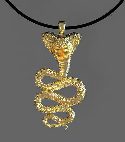 pendant cobra 3D print model