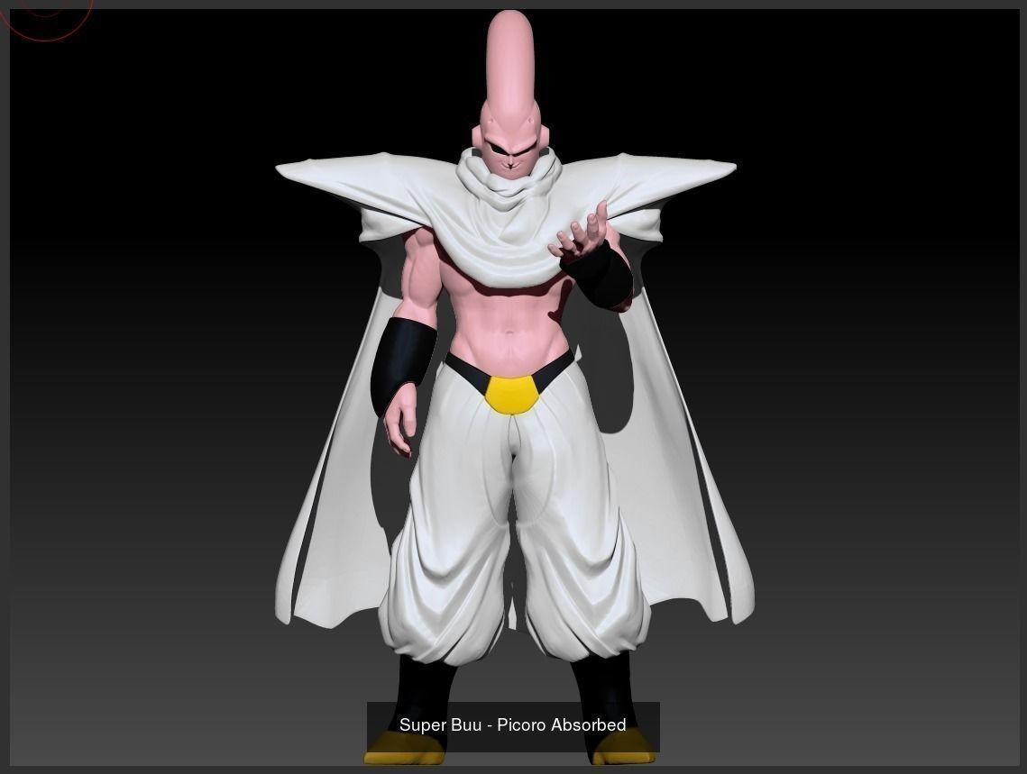 SET 4 Super Buu Forms 3D Model Collection_5