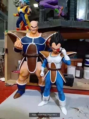 Vegeta and Nappa - Dragon Ball Z 3D Model Collection