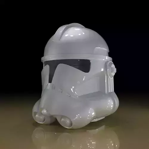 Clone Trooper Helmet life size 3d model ready for printing 3D print model