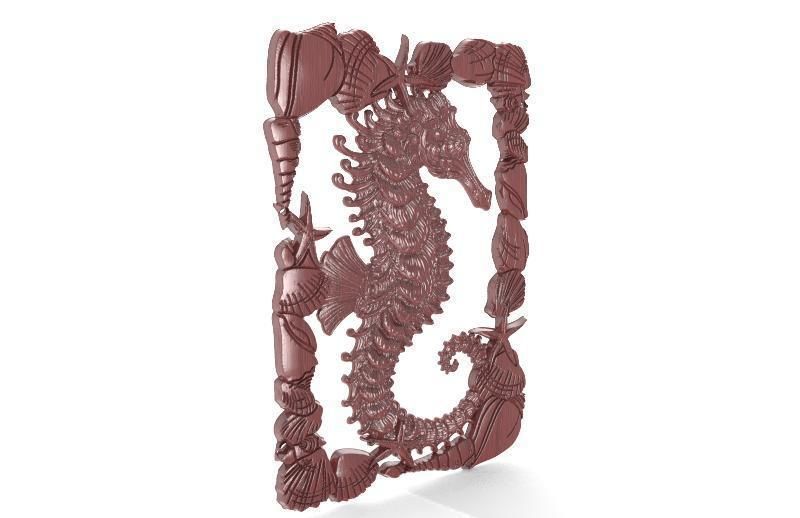 seahorse CNC 3D print model_6