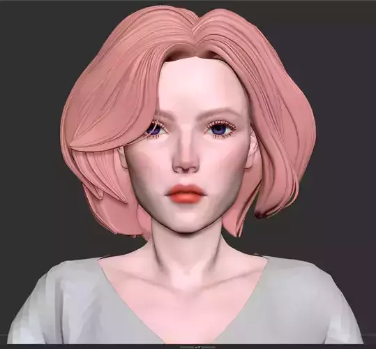 Highpoly model Two options of clothing