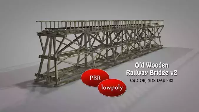Old Wooden Railway Bridge v2