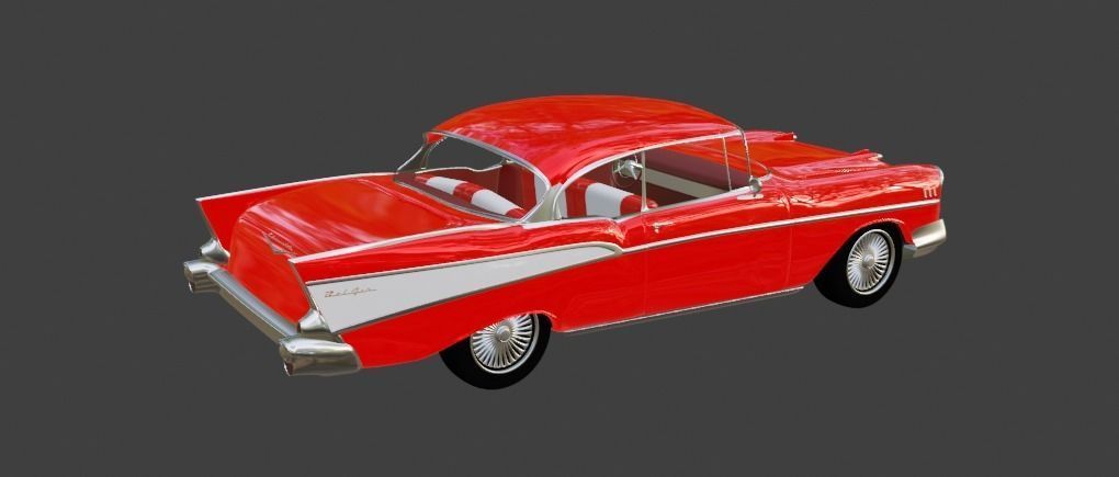 1957 Chevy Bel-Air 3D model_6