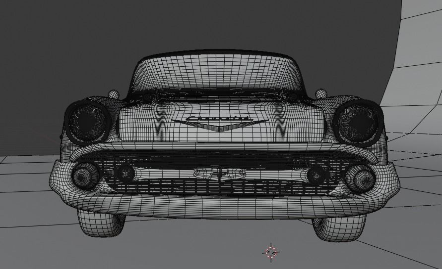 1957 Chevy Bel-Air 3D model_9