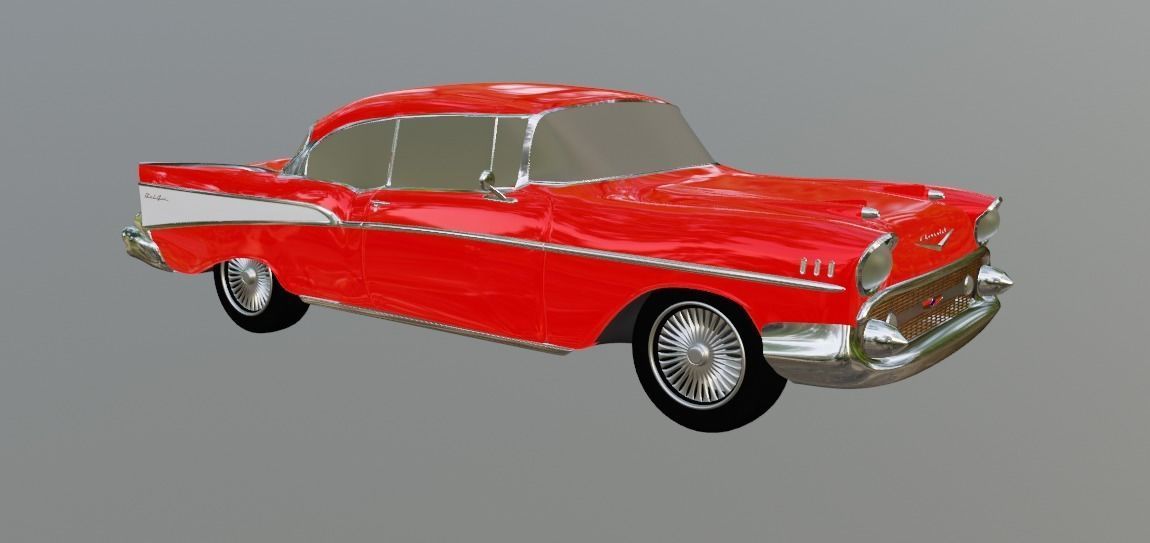 1957 Chevy Bel-Air 3D model_3