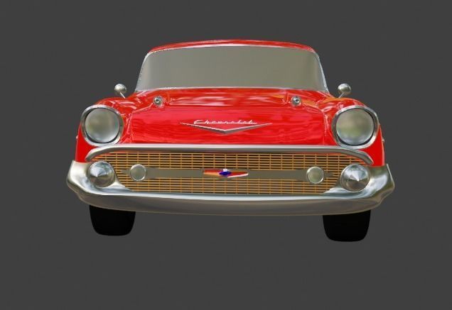 1957 Chevy Bel-Air 3D model_5