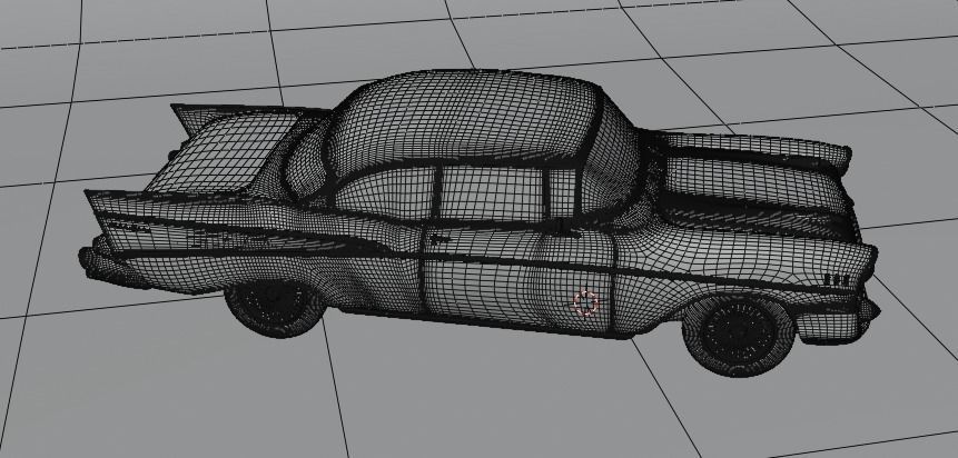 1957 Chevy Bel-Air 3D model_11