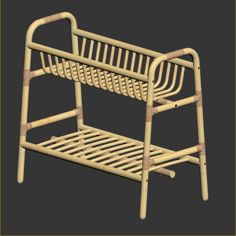 BUSKBO Plant Stand  3D model_3
