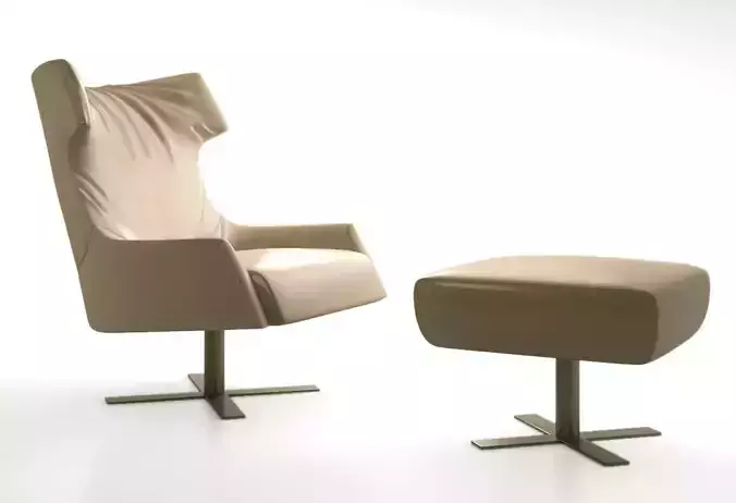 Busnelli Grace swivel armchair