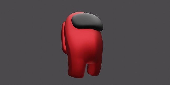 Among as model character 3D model