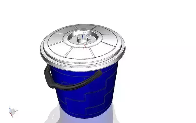 Plastic 16lt bucket