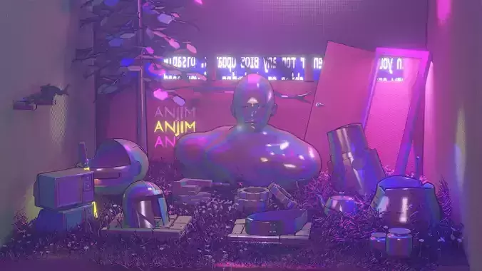 mostexe holographic man