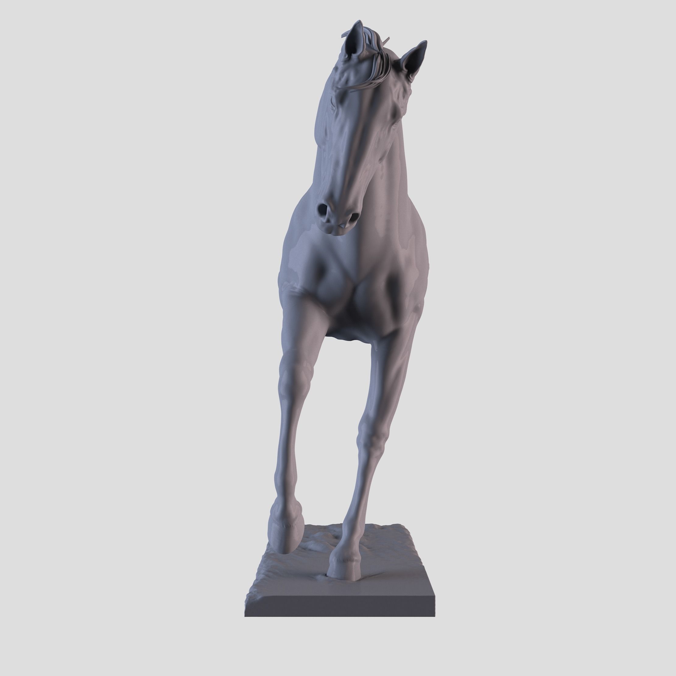 Horse Statue 3D print model_8