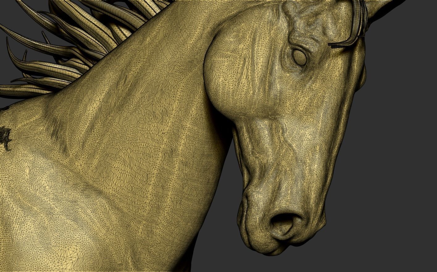 Horse Statue 3D print model_19