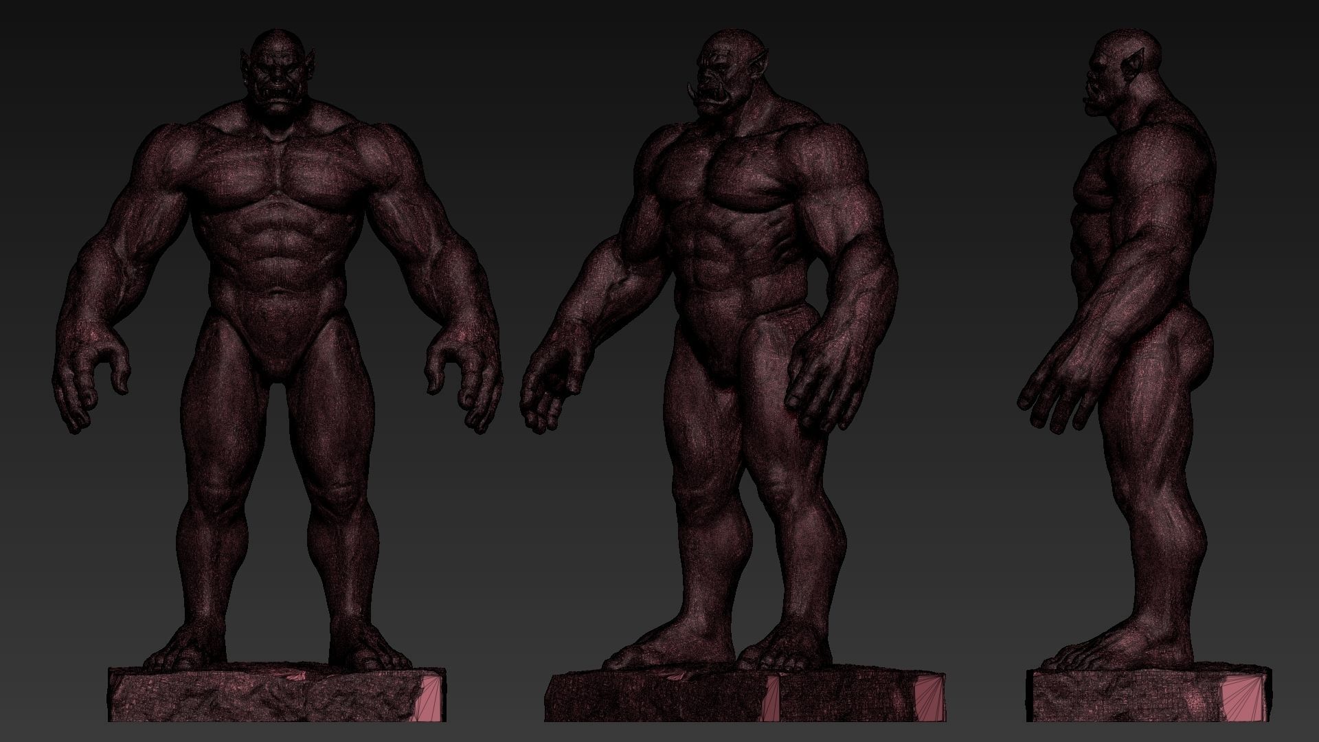 Orc Anatomy 3D print model_11