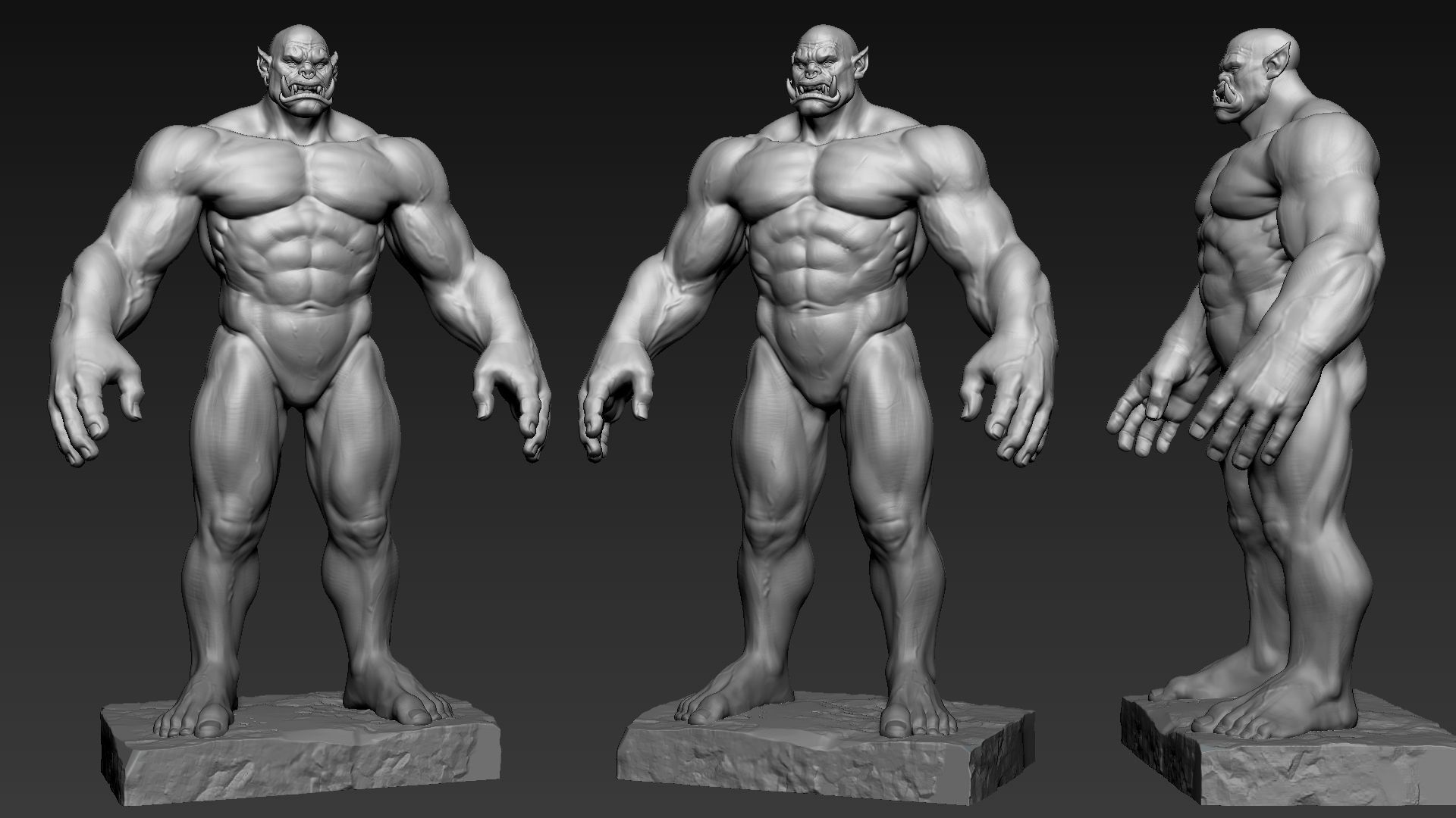 Orc Anatomy 3D print model_3