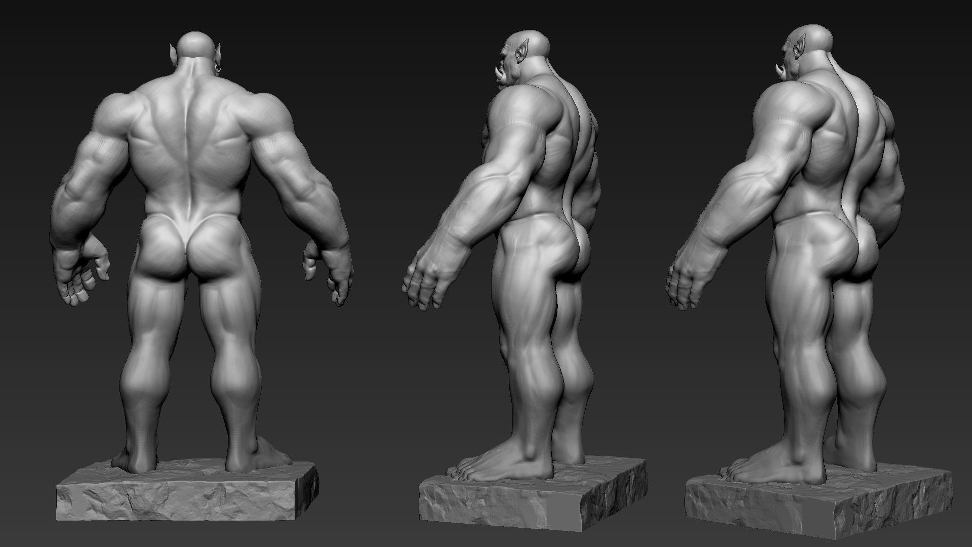 Orc Anatomy 3D print model_4