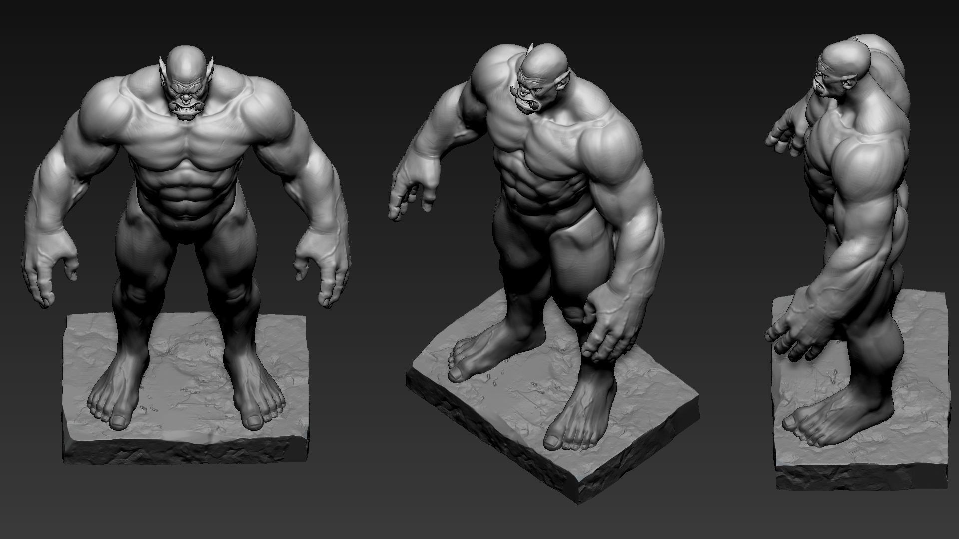 Orc Anatomy 3D print model_2