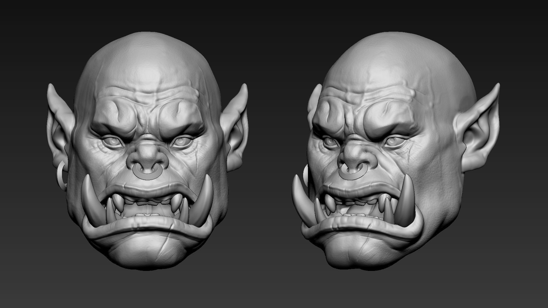 Orc Anatomy 3D print model_6