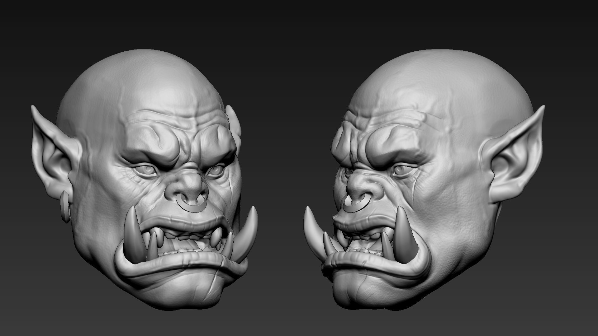 Orc Anatomy 3D print model_5