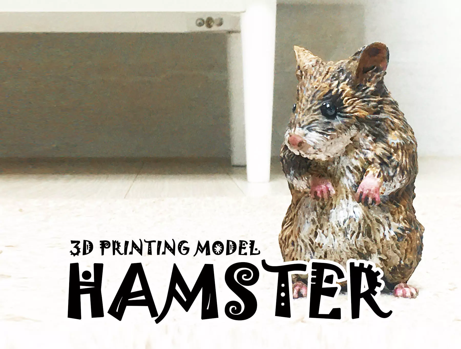 Hamster 3D Printing Model 3D print model_0