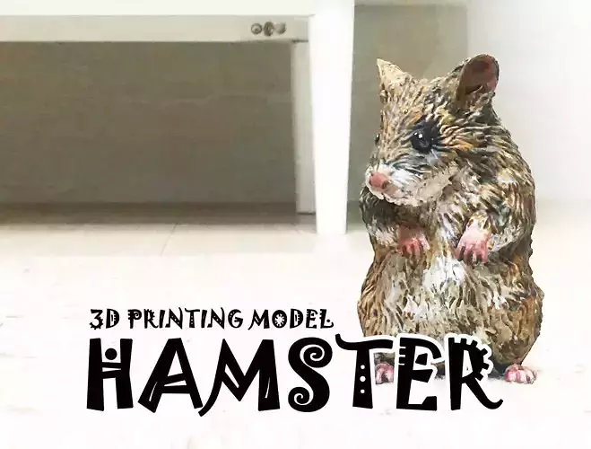 Hamster 3D Printing Model 3D print model