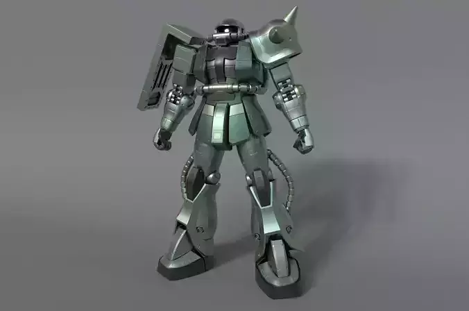 GUNDAM Animation    Zaku 3D model