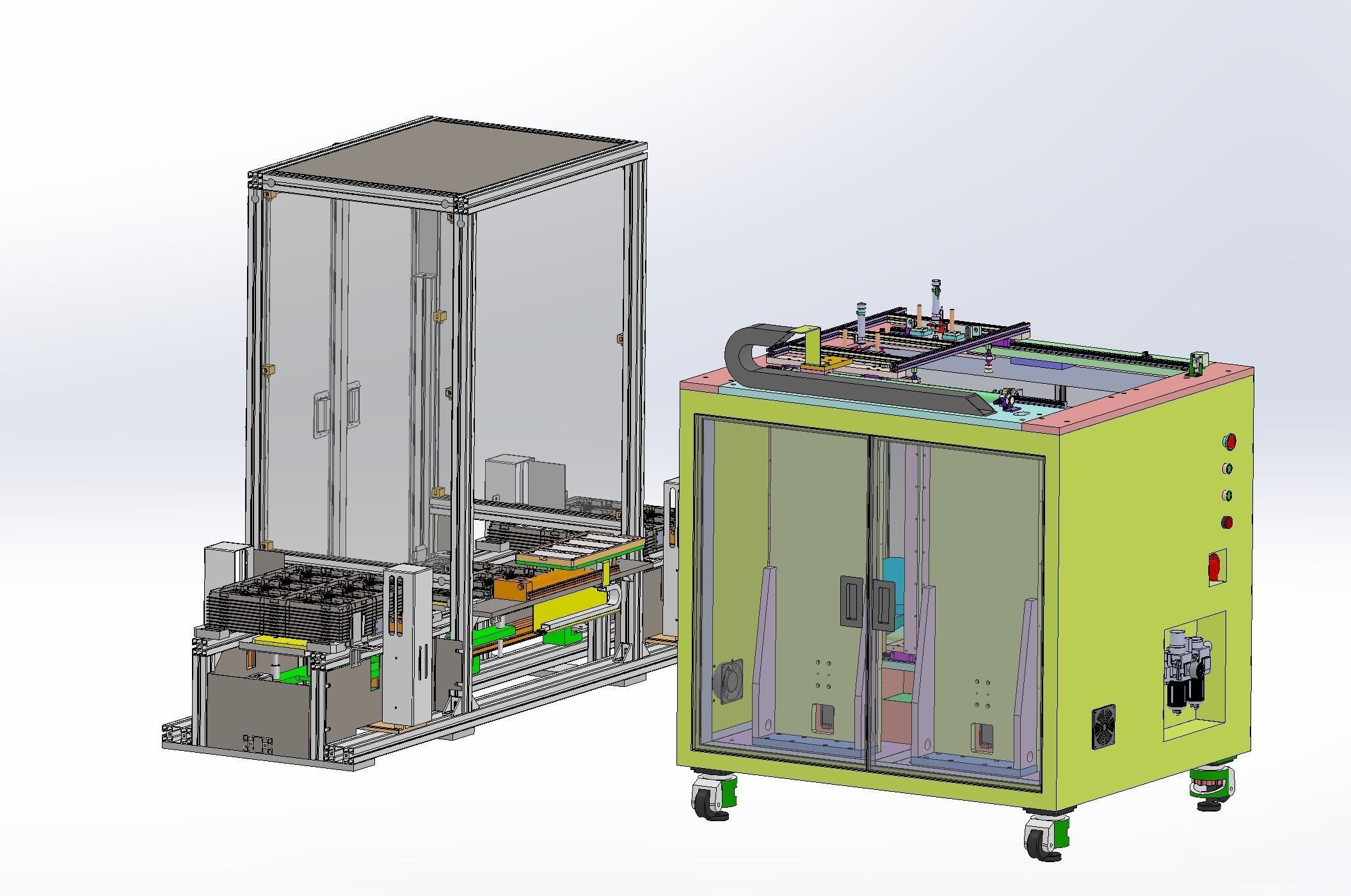 Tray loading and unloading machine 3D model | CGTrader