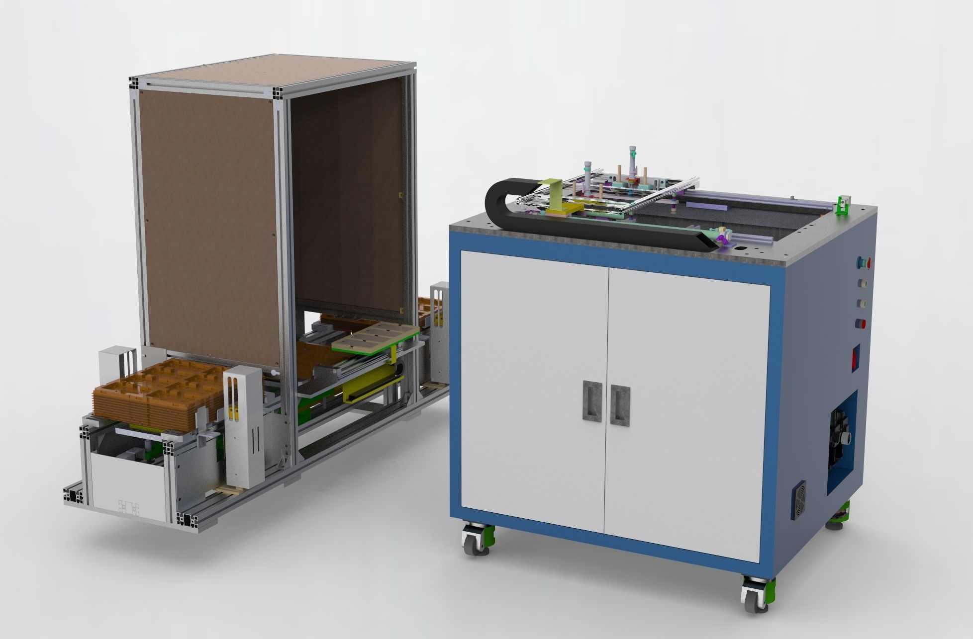 Tray loading and unloading machine 3D model | CGTrader