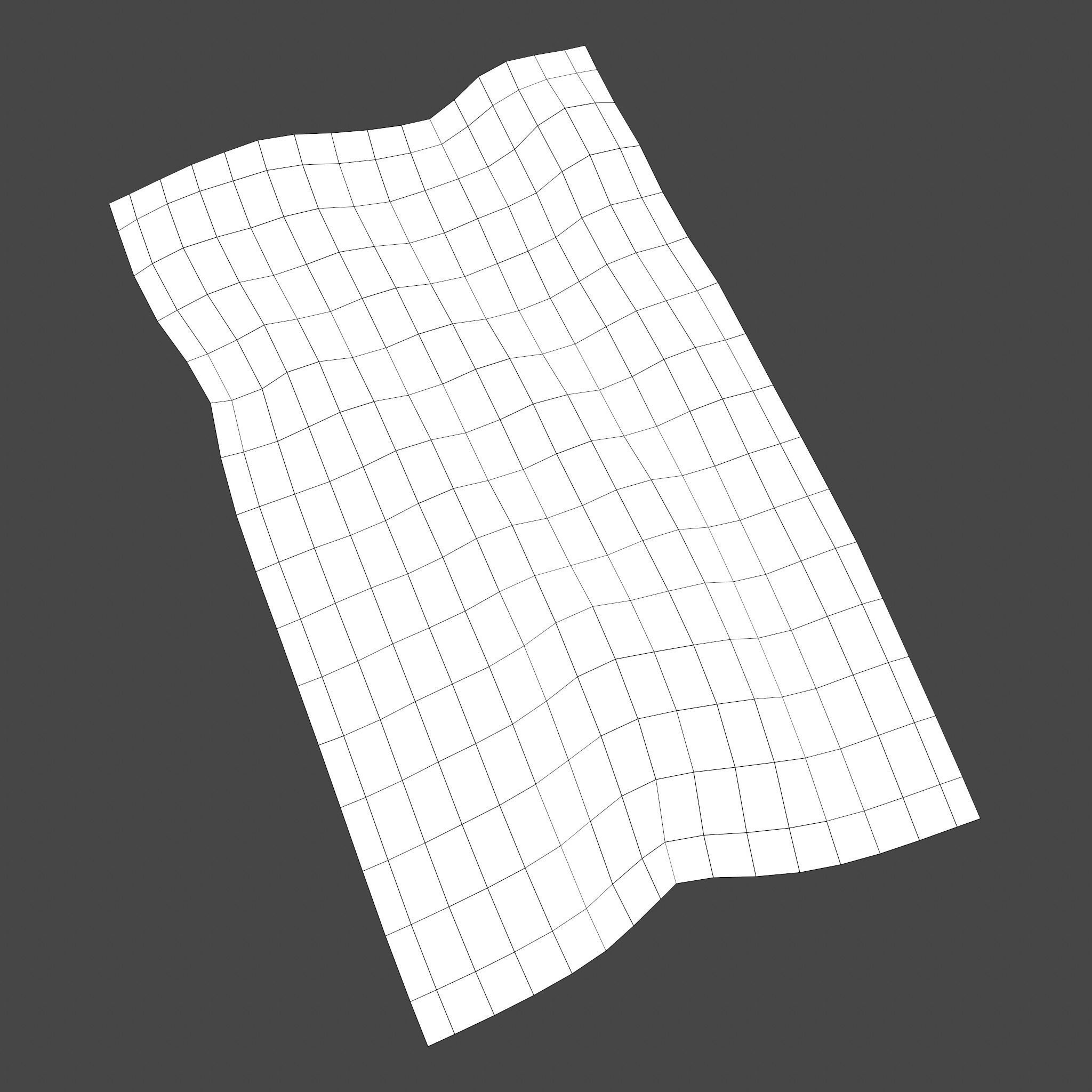 Courtyard Tapestry Low-poly 3D model_35