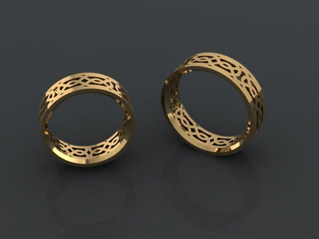 ring set 01 collection1 3D print model_14