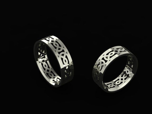 ring set 01 collection1 3D print model_17