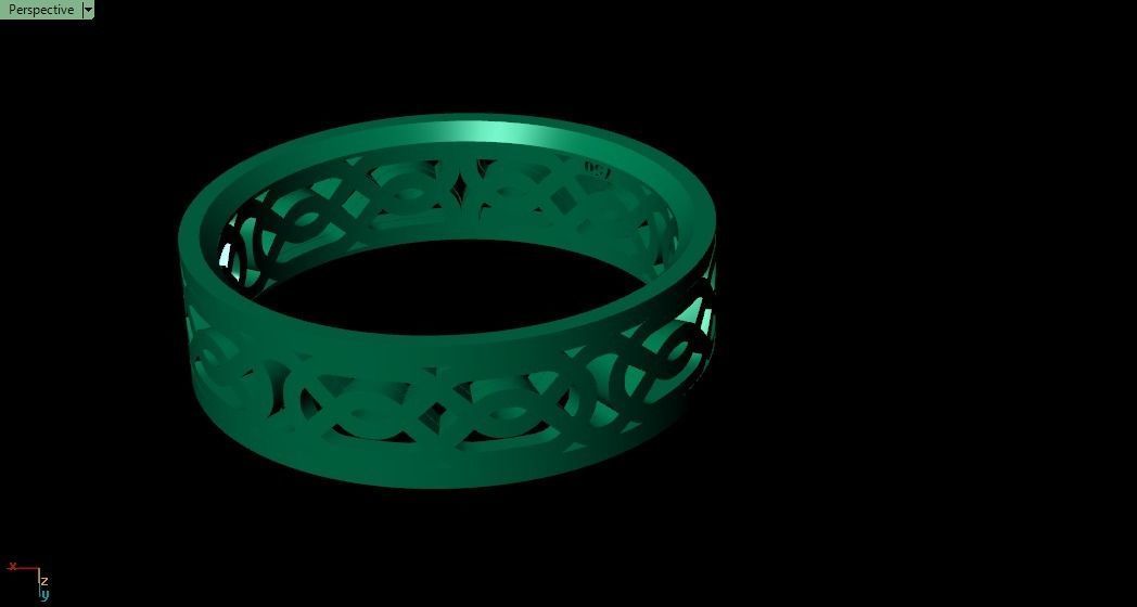 ring set 01 collection1 3D print model_9