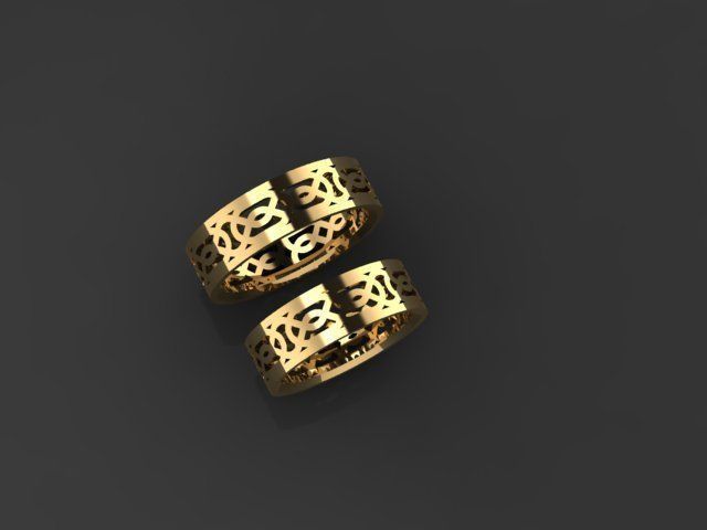 ring set 01 collection1 3D print model_12