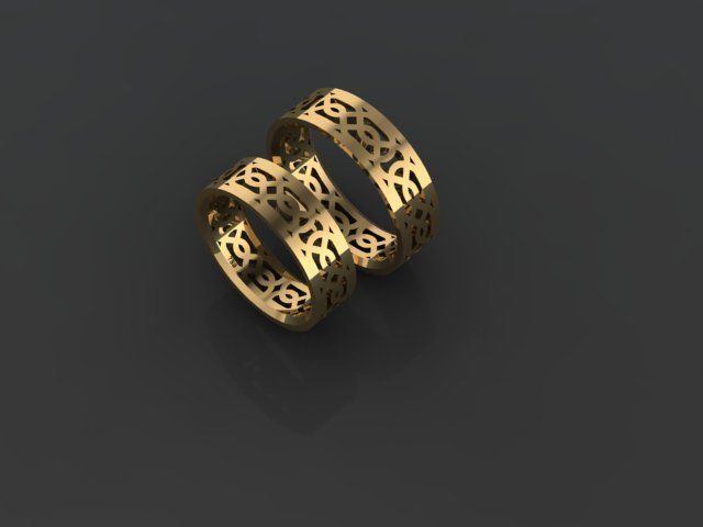 ring set 01 collection1 3D print model_3