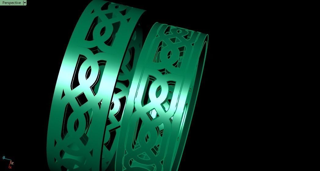 ring set 01 collection1 3D print model_11