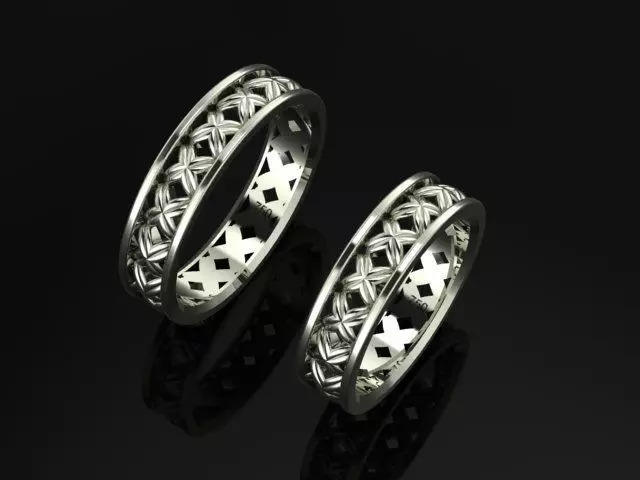 ring set 02 collection1 3D print model