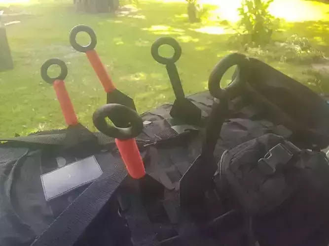 Kunai Set for plate carriers  3D print model