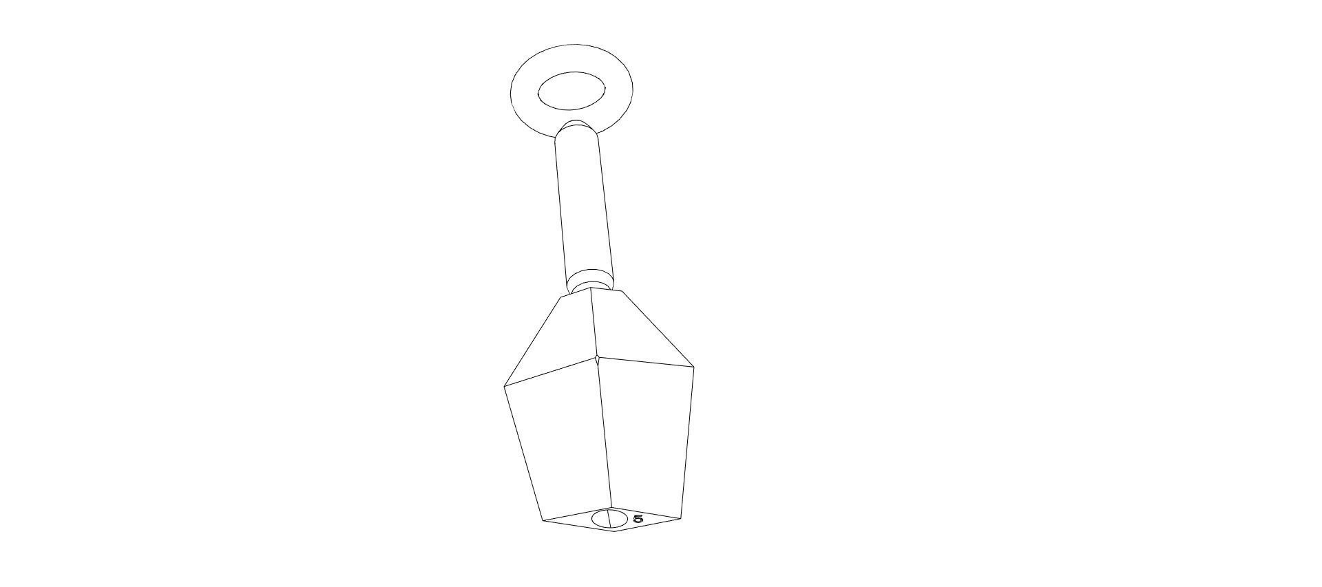 Kunai Set for plate carriers 3D print model_20