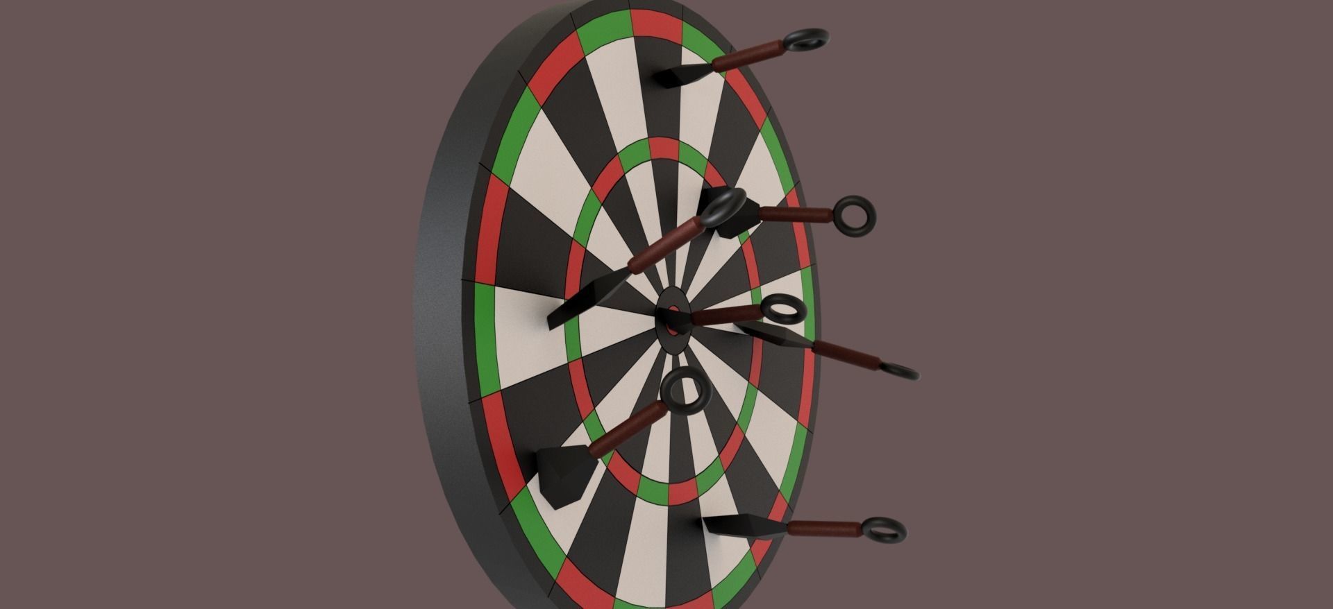 Kunai Set for plate carriers 3D print model_4