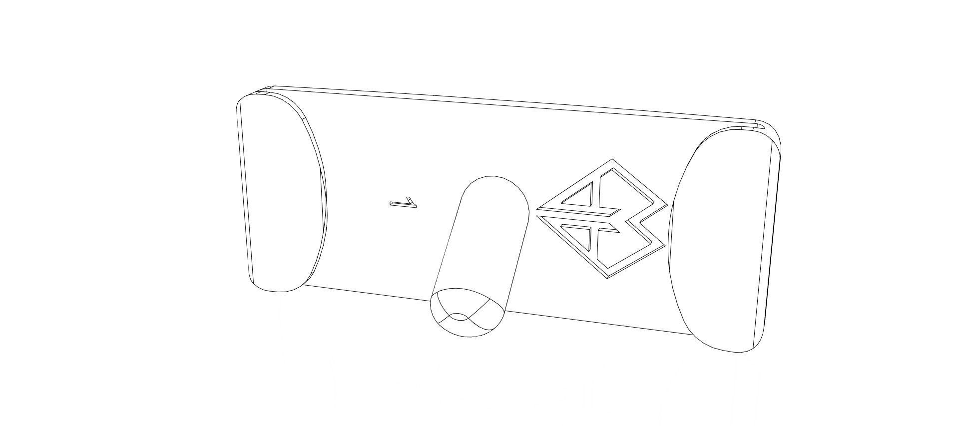 Kunai Set for plate carriers 3D print model_8